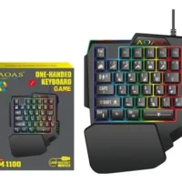 Teclado Gamer una mano Aoas M-1100