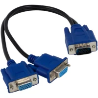 Cable Vga Splitter P/conectar 2 monitores 1 Macho a 2 Hembras